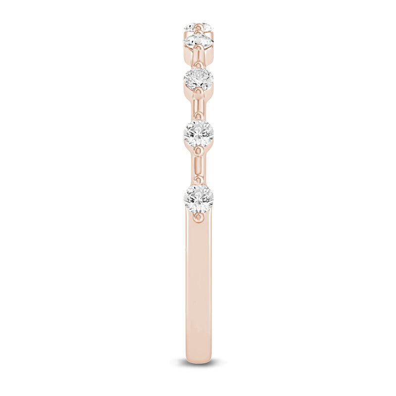 Diamond Anniversary Stack Band in 10K Gold &#40;1/7 ct. tw.&#41;