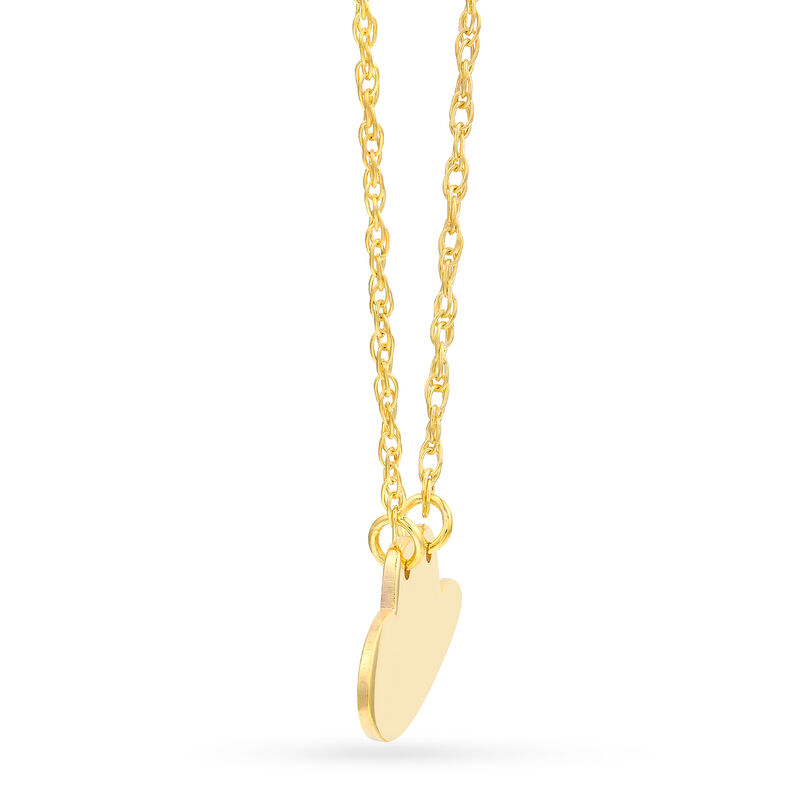 Cowboy Hat Necklace in 14K Yellow Gold