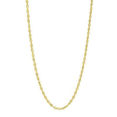Singapore Chain in 14K Yellow Gold, 18