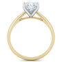 Lab Grown Princess-Cut Diamond Solitaire Ring in 14K Yellow &amp; White Gold &#40;1 ct.&#41;