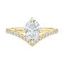 Stella Chevron Lab Grown Diamond Engagement Ring in 14K Gold &#40;1 1/4 ct. tw.&#41;