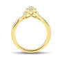 Lab Grown Diamond Twist Promise Ring in 14K Yellow Gold &#40;1/3 ct. tw.&#41;