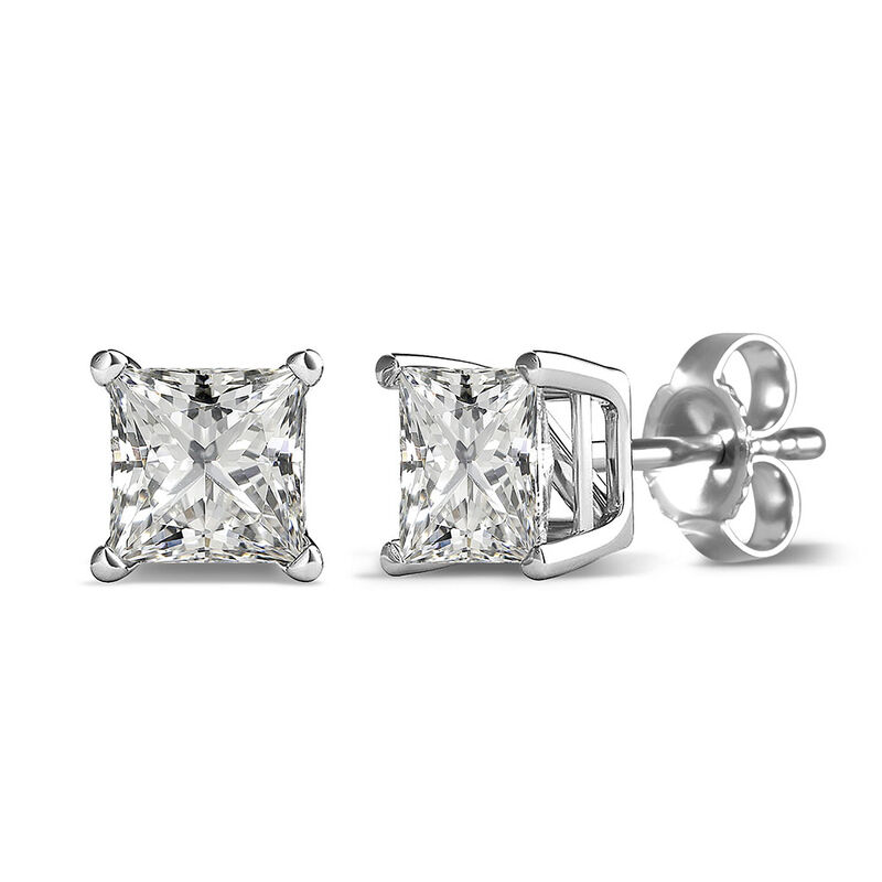 1 ct. tw. Diamond 4-Prong Stud Earrings in 14K White Gold