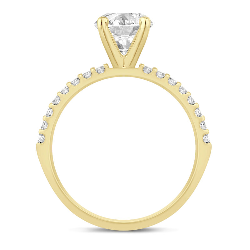 1/4 ct. tw. Diamond Semi-Mount Engagement Ring in 14K Yellow Gold &#40;Setting Only&#41;