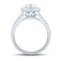 2 ct. tw. Lab Grown Diamond Halo Engagement Ring in 14K White Gold