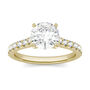 Hearts &amp; Arrows Moissanite Ring in 14K Yellow Gold &#40;1 7/8 ct. tw.&#41;