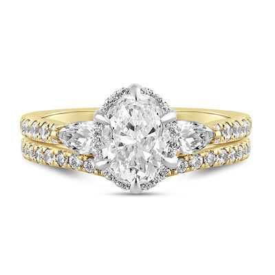 Cordelia Lab Grown Diamond Bridal Set in 14K Gold (2 ct .tw.)