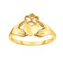 Irish Claddagh Ring in 14K Yellow Gold