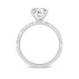 Lab Grown Diamond Round Engagement Ring in 14K White Gold &#40;1 3/4 ct. tw.&#41;