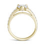 Lab-Created Moissanite Engagement Ring in 14K Yellow Gold &#40;2 1/4 ct. tw.&#41;