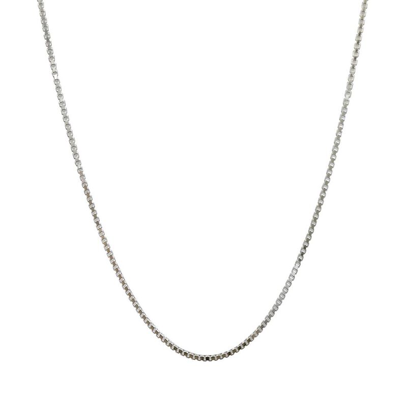 Box Chain in Sterling Silver, 16&quot;