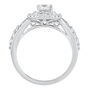 Diamond Halo Engagement Ring in 10K White Gold &#40;1 ct. tw.&#41;