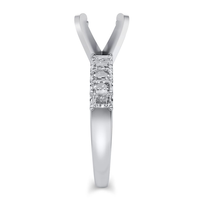 Lab Grown Diamond Semi-Mount Engagement Ring in 14K White Gold &#40;1 ct. tw.&#41;