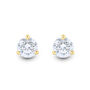 Lab Grown Diamond Martini Stud Earrings in 14K Yellow Gold &#40;1 1/2 ct. tw.&#41;
