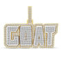 Diamond GOAT Pendant in 10K Yellow Gold &#40;3/4 ct. tw.&#41;