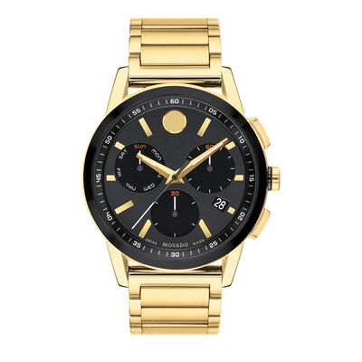 Men’s Museum Sport Watch in Gold-Tone PVD-Plated Stainless Steel