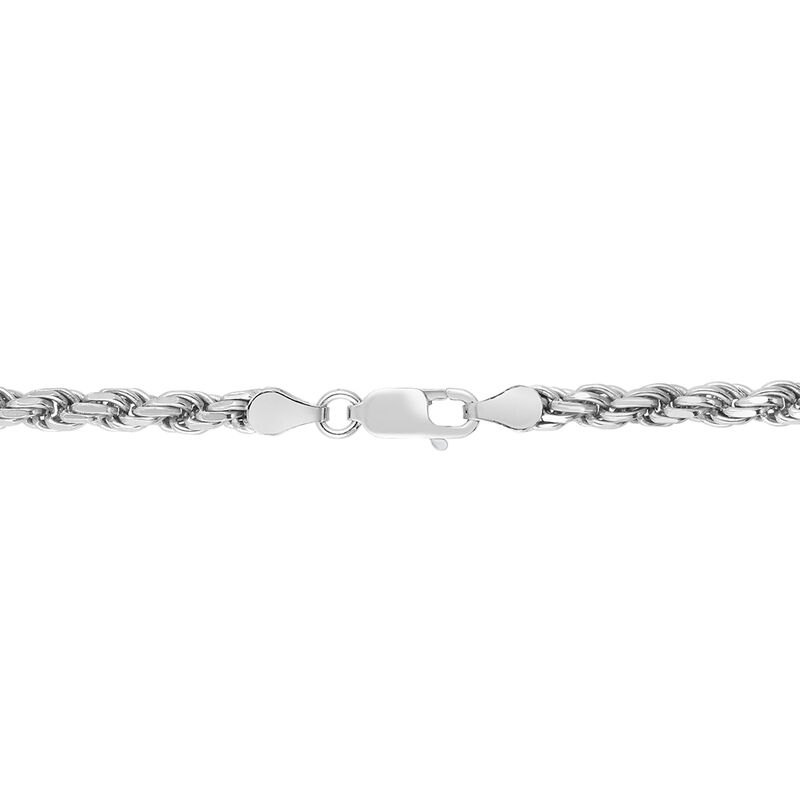 Men&#39;s Rope Chain in Sterling Silver, 24&quot;