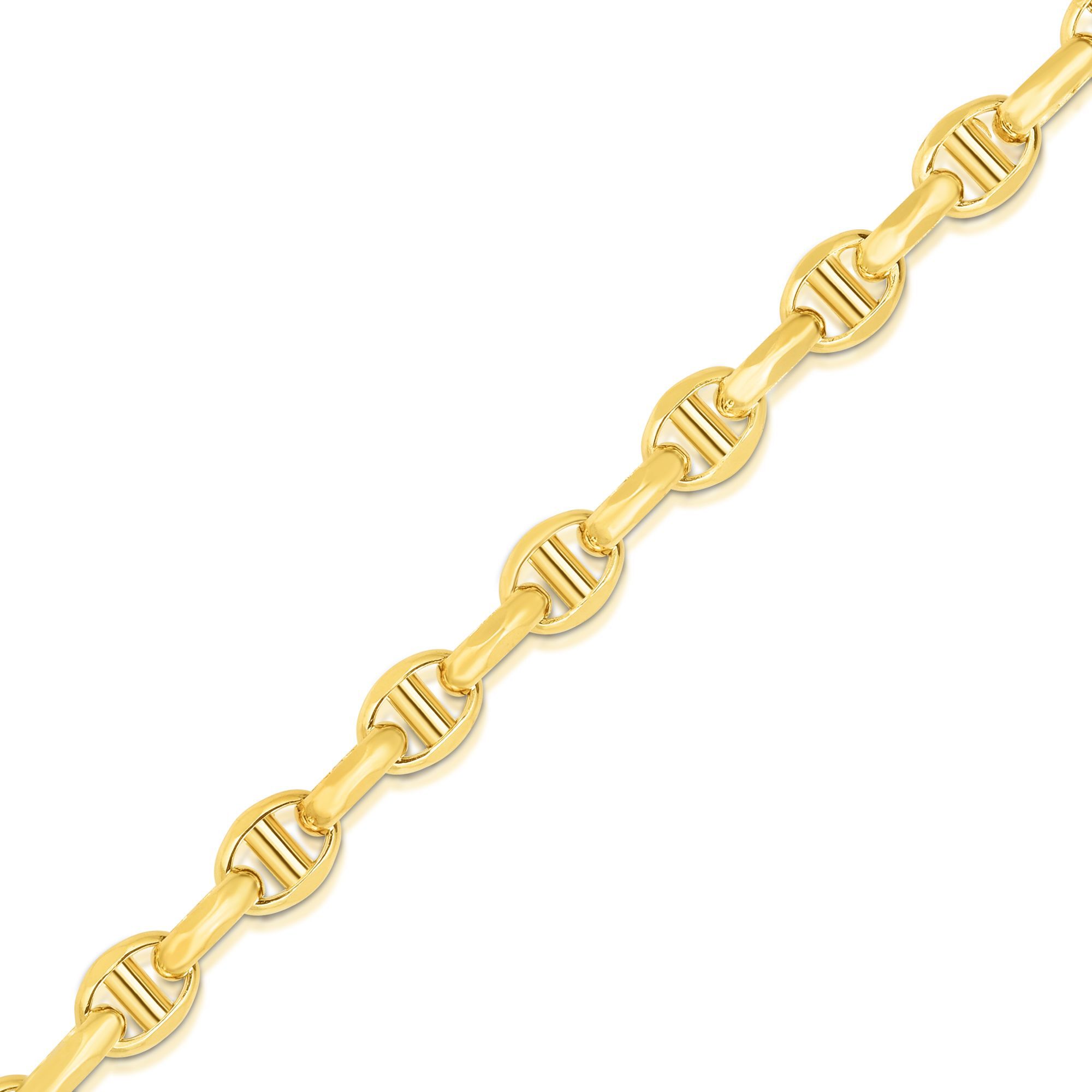 Men&#39;s Mariner Chain in 14K Yellow Gold, 22&quot;, 4.5MM