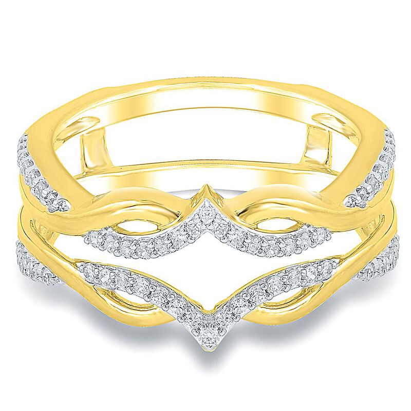 1/5 ct. tw. Diamond Ring Enhancer in 10K Yellow Gold