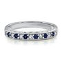 Lab Created Sapphire Stack Ring in Sterling Silver