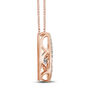 The Beat of Your Heart&amp;&#35;174; 1/5 ct. tw. Diamond Pendant in 10K Rose Gold