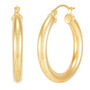 Polished Hoop Earrings in 14K Yellow Gold, 30MM