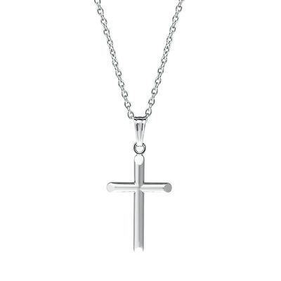 Children's Cross Pendant in Sterling Silver
