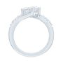 Exclusively Us&amp;&#35;174; Lab Created White Sapphire Ring in Sterling Silver