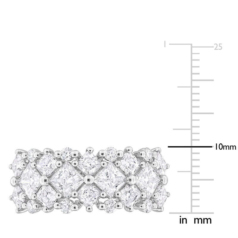 Lab-Created Moissanite Ring in Sterling Silver &#40;3 5/8 ct. tw.&#41;