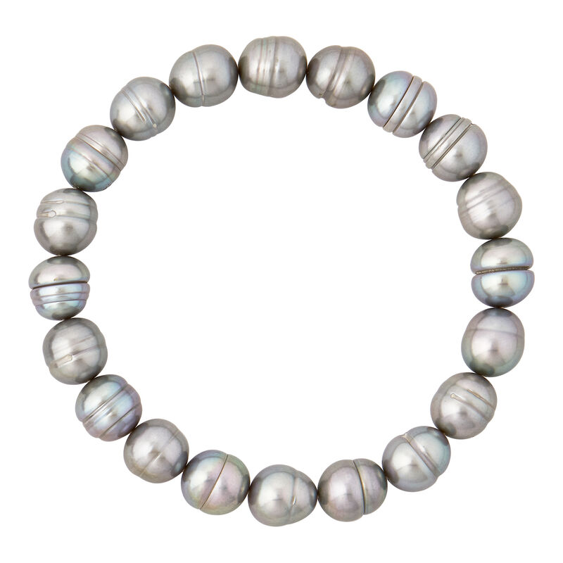 Freshwater Cultured Gray Potato Pearl Box Set in Sterling Silver