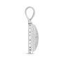 Diamond Dog Tag in Sterling Silver &#40;1/2 ct. tw.&#41;