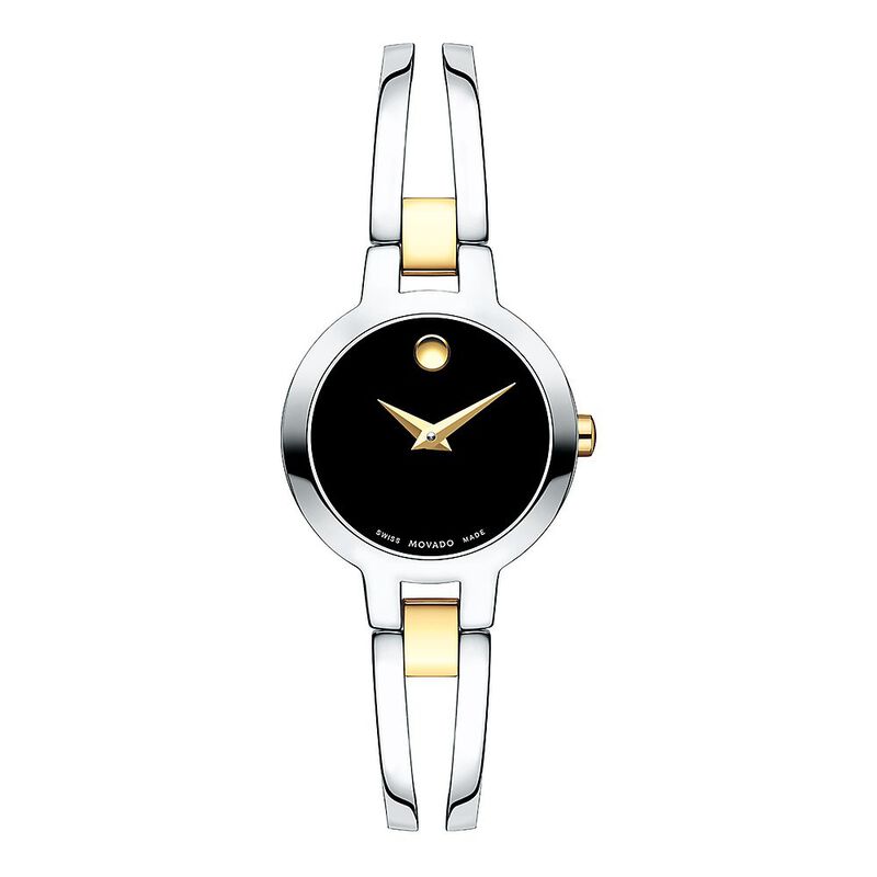 Amorosa Women&#39;s Watch with Gold-Tone Accents in Stainless Steel, 24mm