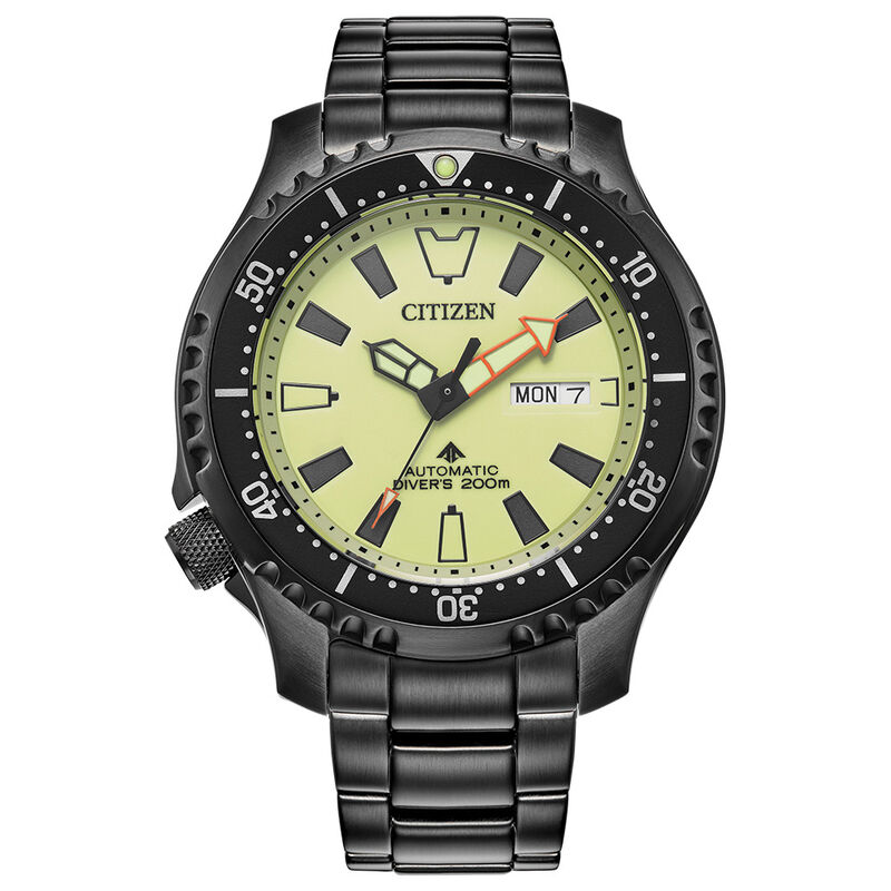 Promaster Diver Black Ion-Plated Stainless Steel Men&#39;s Watch