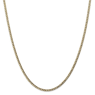 Curb Link Chain in 14K Yellow Gold, 18