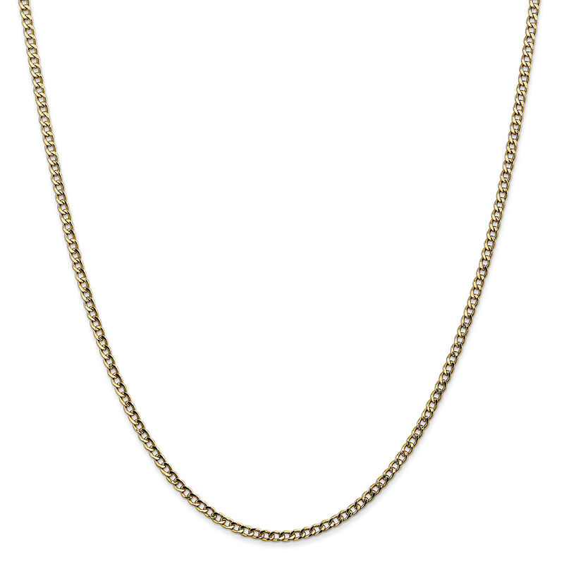 Curb Link Chain in 14K Yellow Gold, 18&quot;