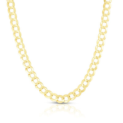 Curb Chain in 14K Yellow Gold, 24