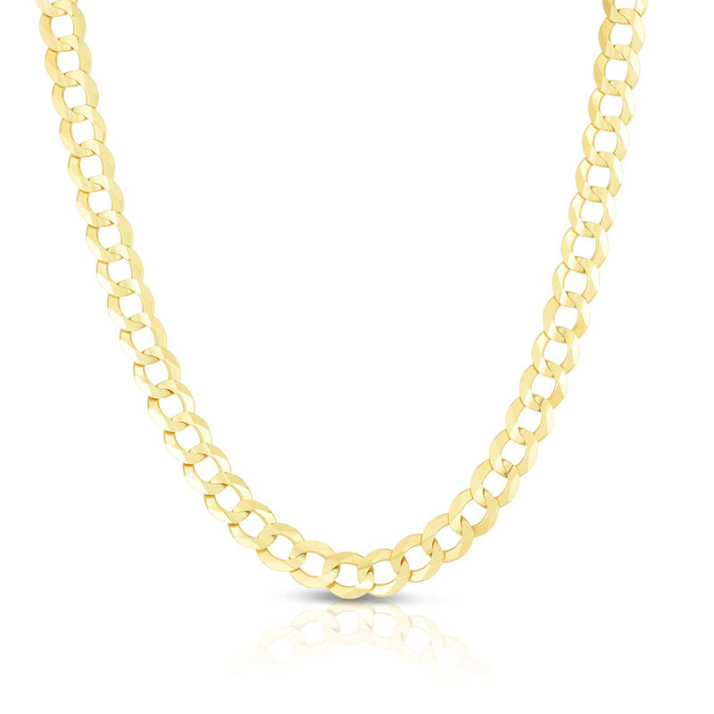 Curb Chain in 14K Yellow Gold, 24&quot;