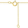 Diamond Accent Evil Eye Necklace in 14K Yellow Gold