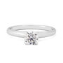 Diamond Solitaire Engagement Ring with Round Brilliant Cut in 14K White Gold &#40;3/4 ct.&#41;