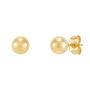 Polished Ball Stud Earring in 14K Gold
