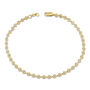 Diamond Bracelet in 10K Yellow Gold, 7.25&quot; &#40;1/2 ct. tw.&#41;
