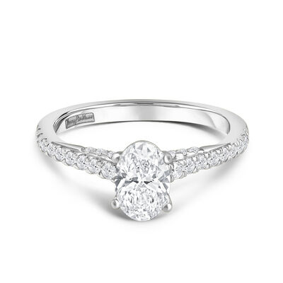 Honour Oval Lab Grown Diamond Engagement Ring (1 1/3 ct. tw.)
