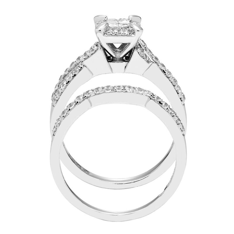 5/8 ct. tw. Multi-Diamond Engagement Ring Set