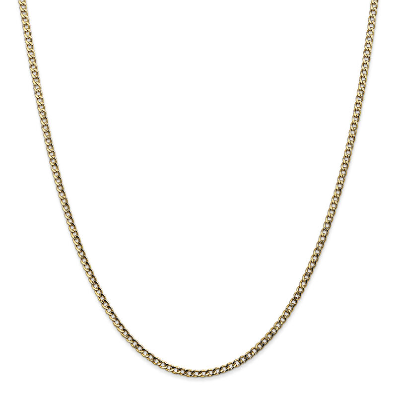 Curb Link Chain in 14K Yellow Gold, 20&quot;