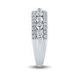 Lab Grown Diamond Anniversary Band with Open Row in 14K White Gold &#40;1 ct. tw.&#41;