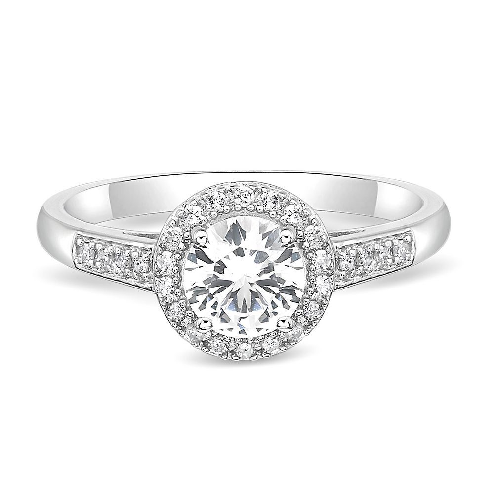 1/8 ct. tw. Diamond Ring in Sterling Silver | Helzberg Diamonds