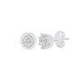Round Diamond Stud Earrings with U-Settings in 10K Gold &#40;3/8 ct. tw.&#41;