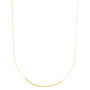 Faceted Bead Necklace in 14K Yellow Gold, 17.75&rdquo;