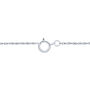 Lab Grown Diamond Necklace with Bezel Setting in 10K White Gold &#40;1/3 ct. tw.&#41;