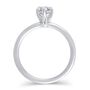 Lab Grown Diamond Pear-Shaped Solitaire Engagement Ring in 14K White Gold &#40;1 1/2 ct.&#41;